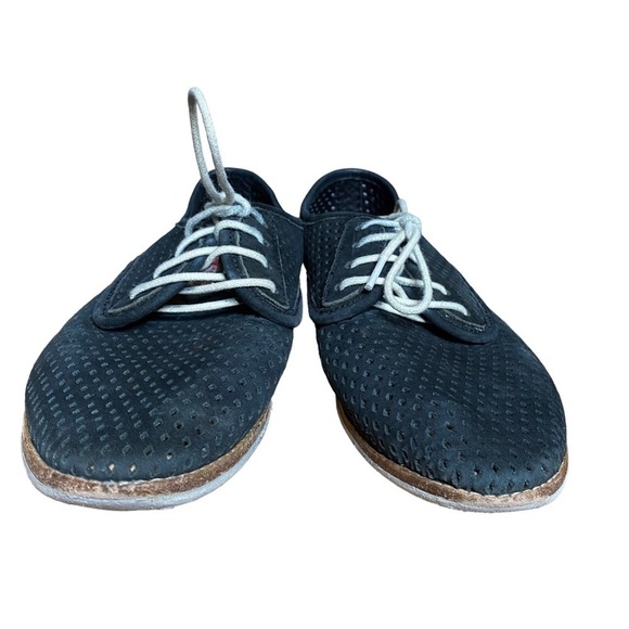 Rollie Australia Derby Punch Perforated Suede Oxfords US 9.5 - Picture 5 of 6